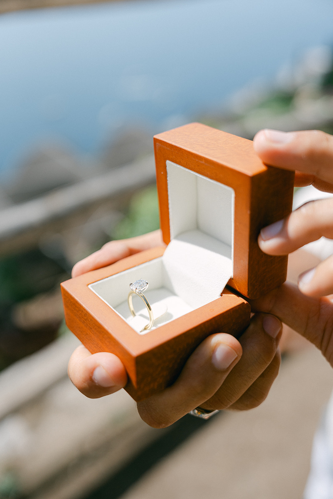 surprise marriage proposal box photo