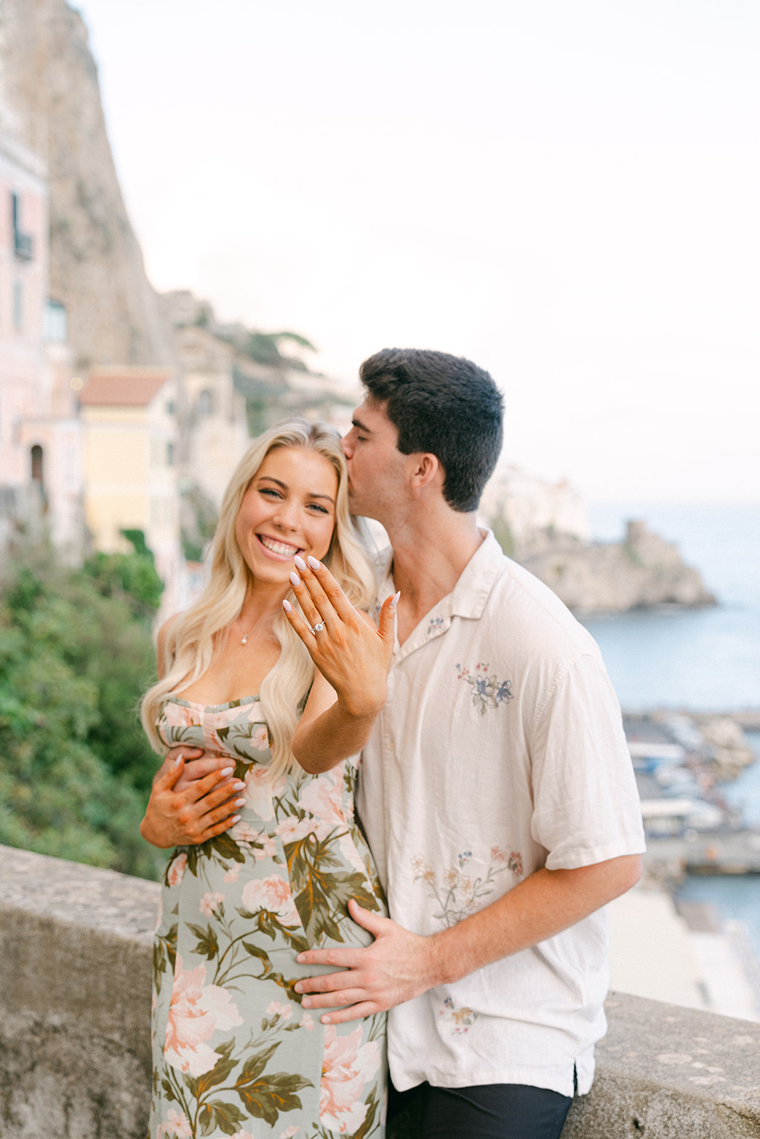engagement photos in Amalfi coast