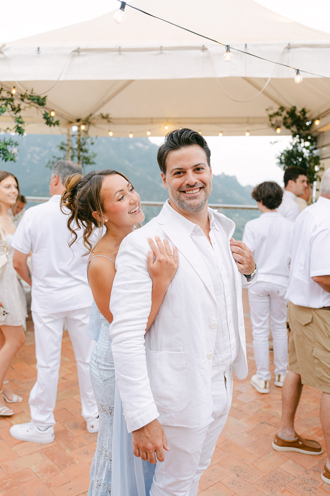 documentary wedding photo of the bride and groom