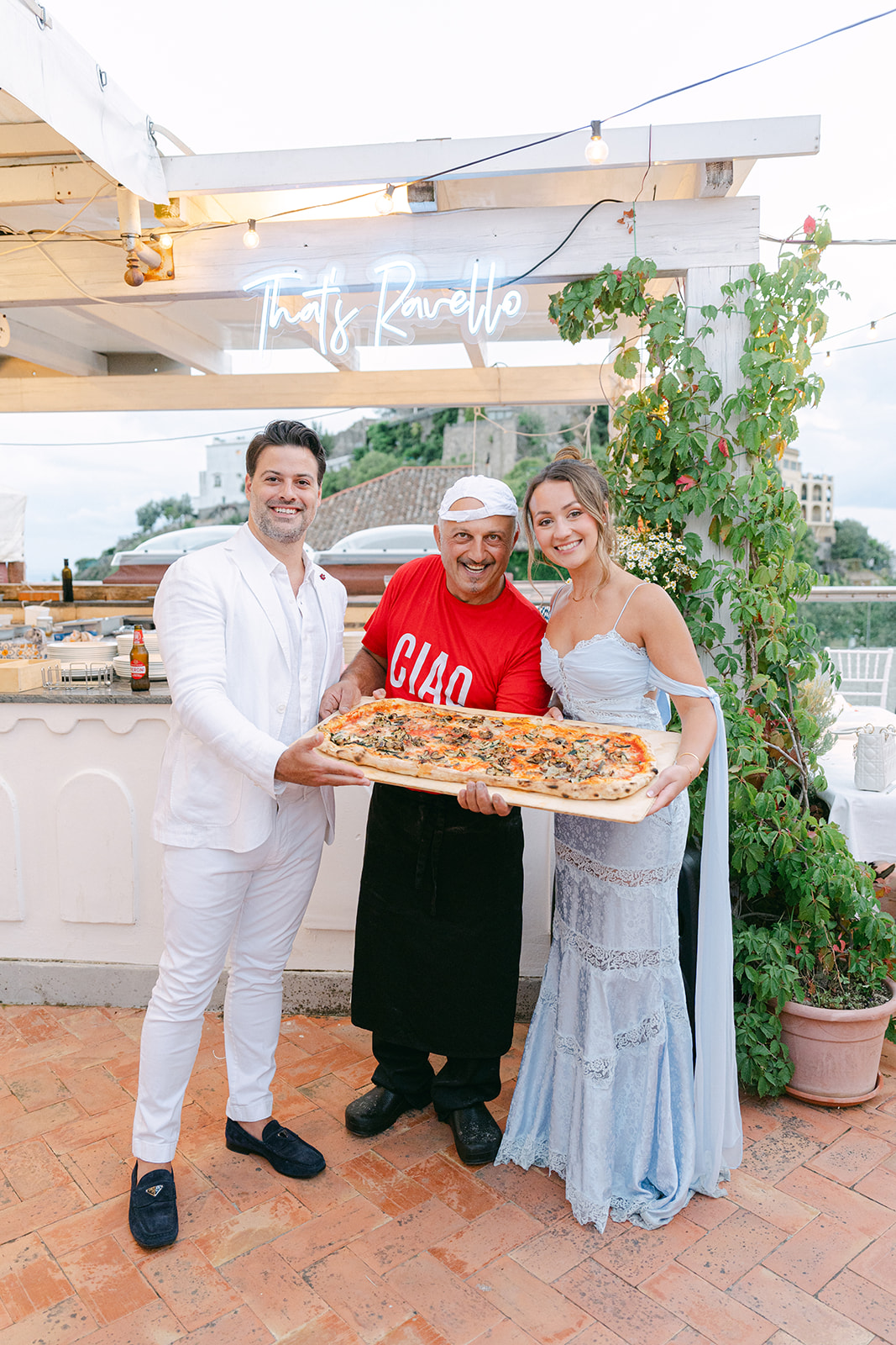 wedding welcome party in Ravello