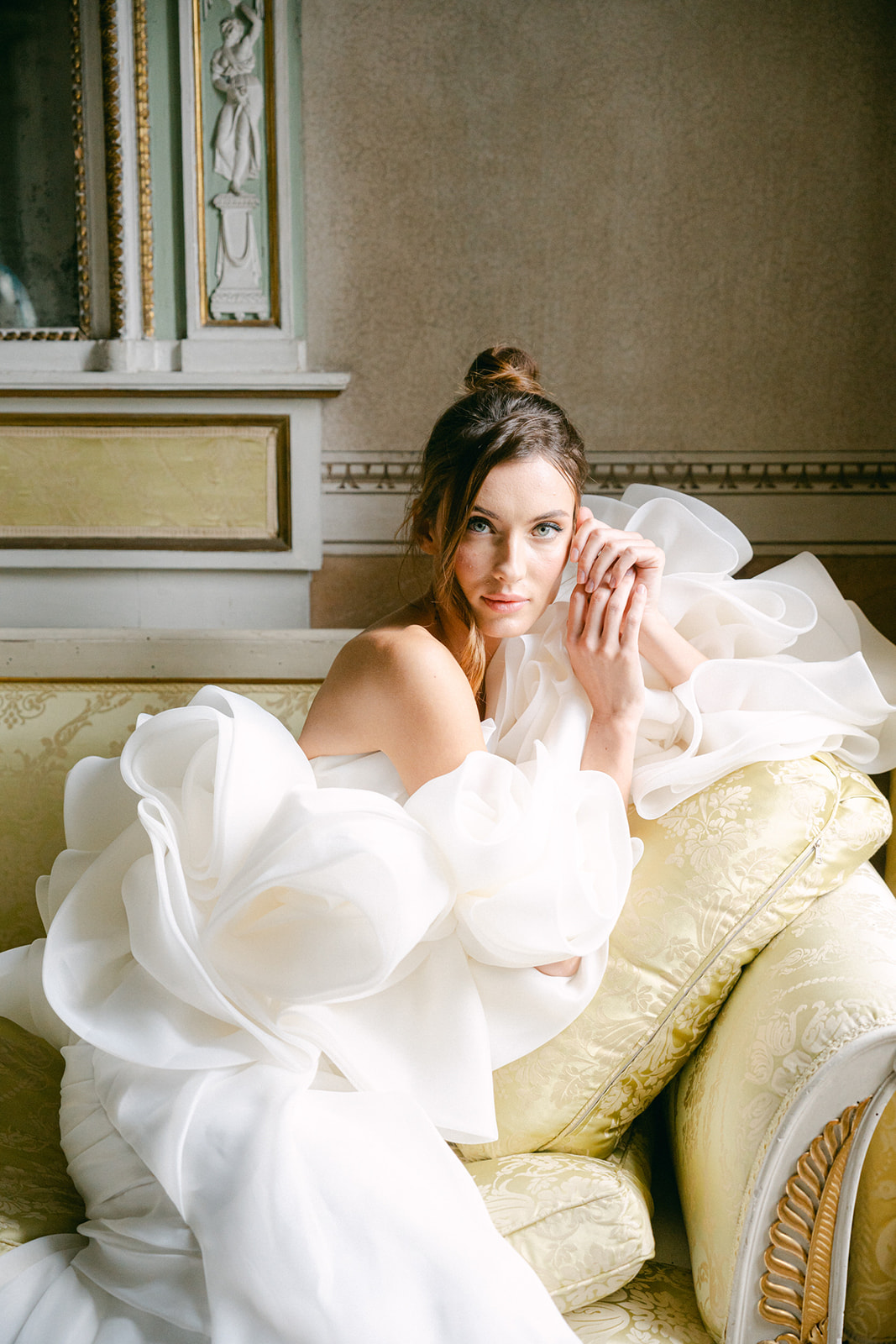 Bridal protraits in Villa Pizzo