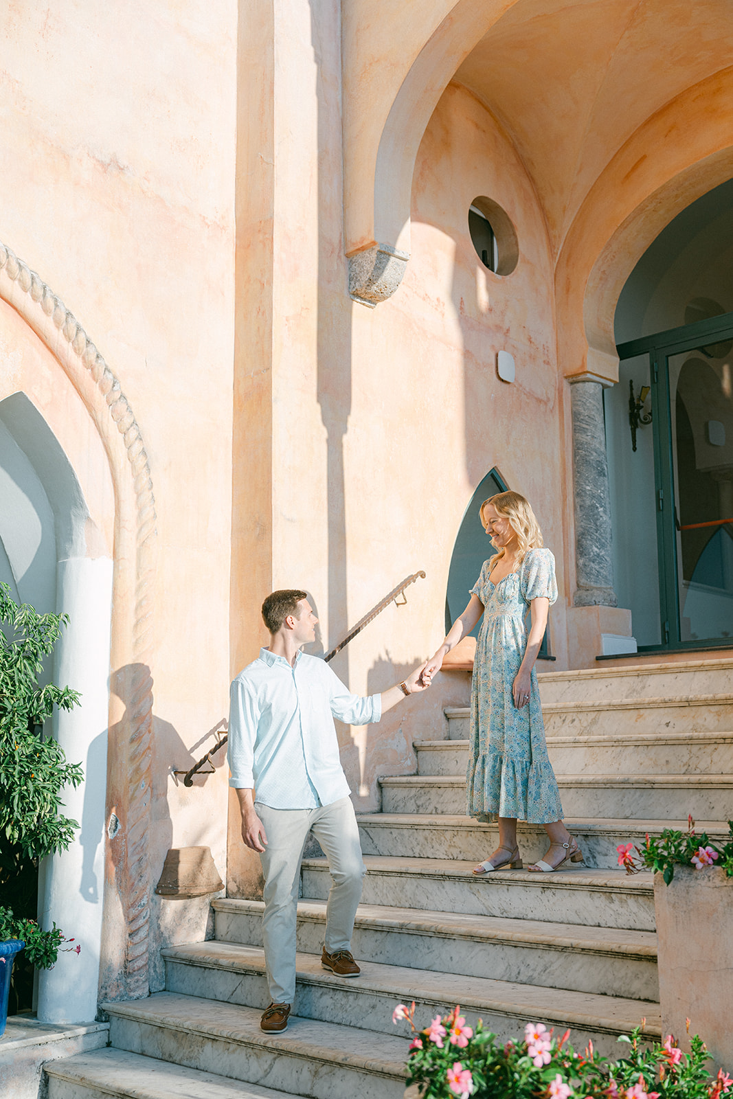 romantic couple photo in Ravello