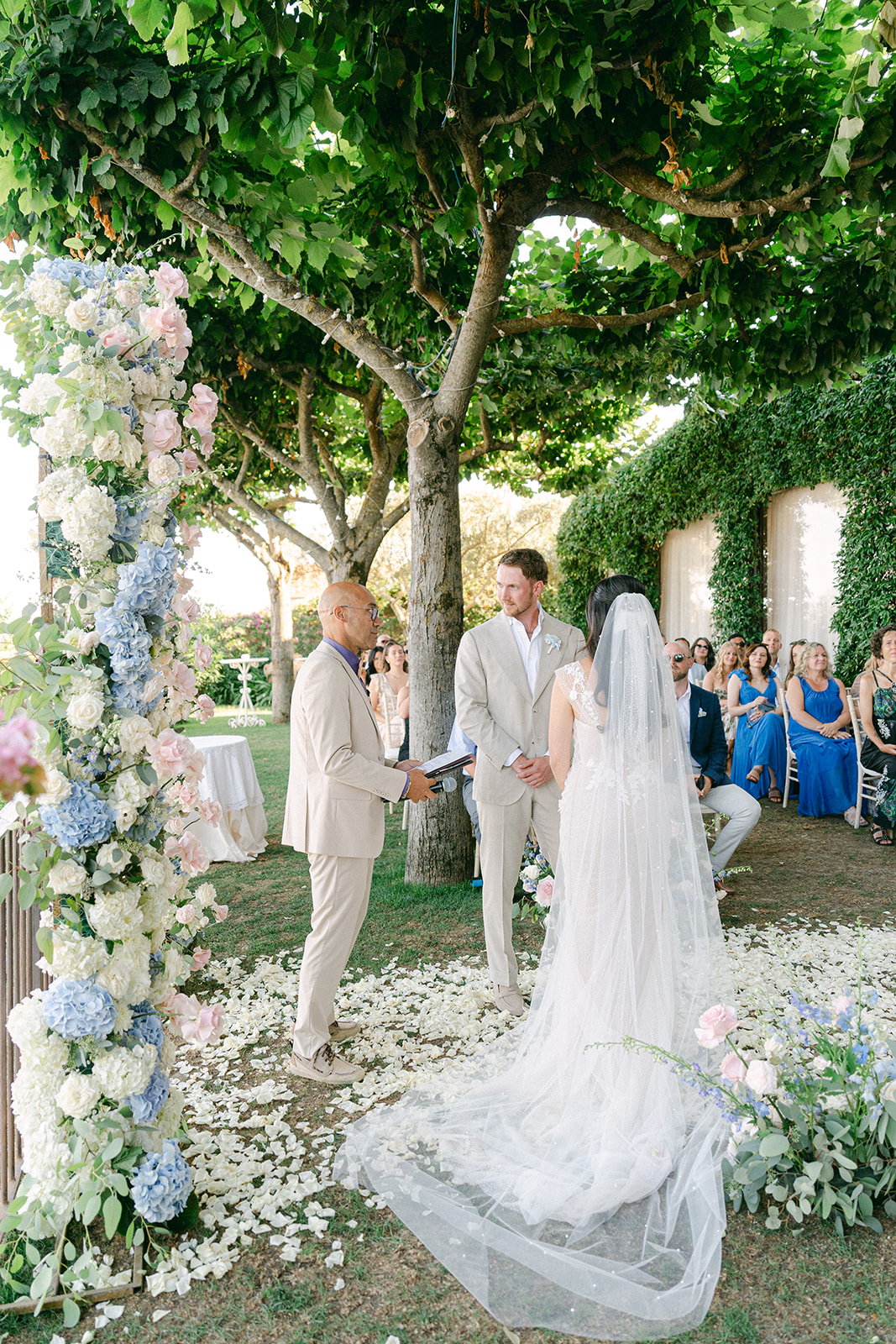 garden wedding ceremony in Amalfi Coast