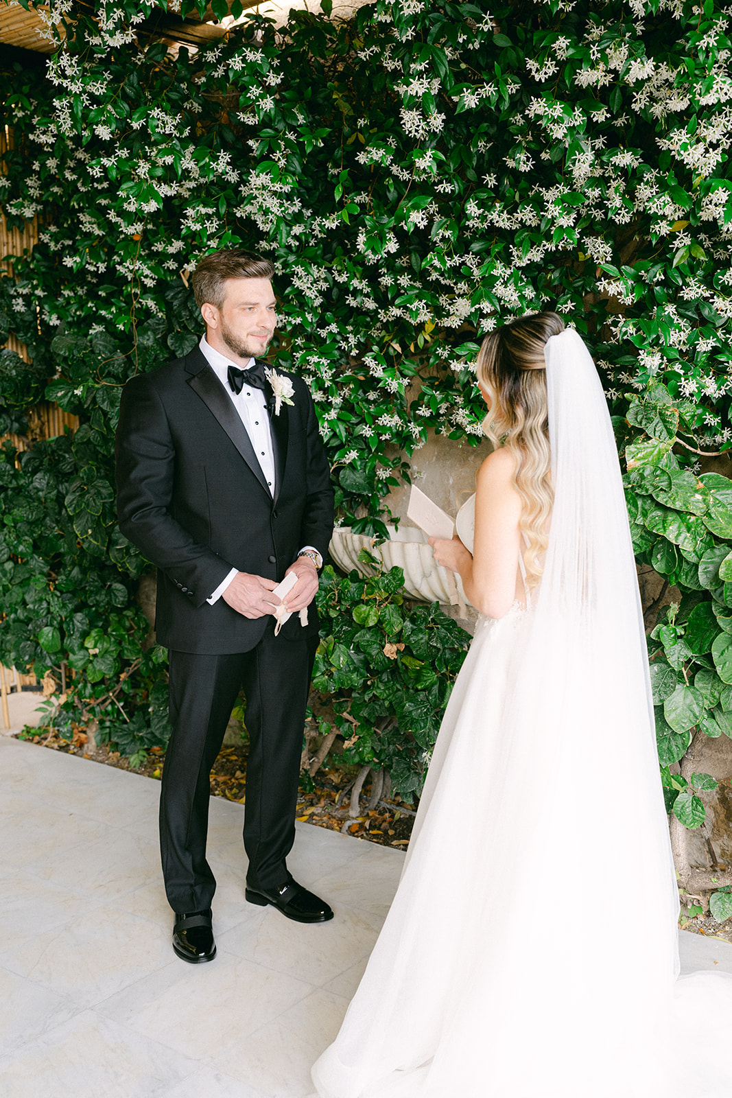 documentary photography if bride and groom during elopement ceremony