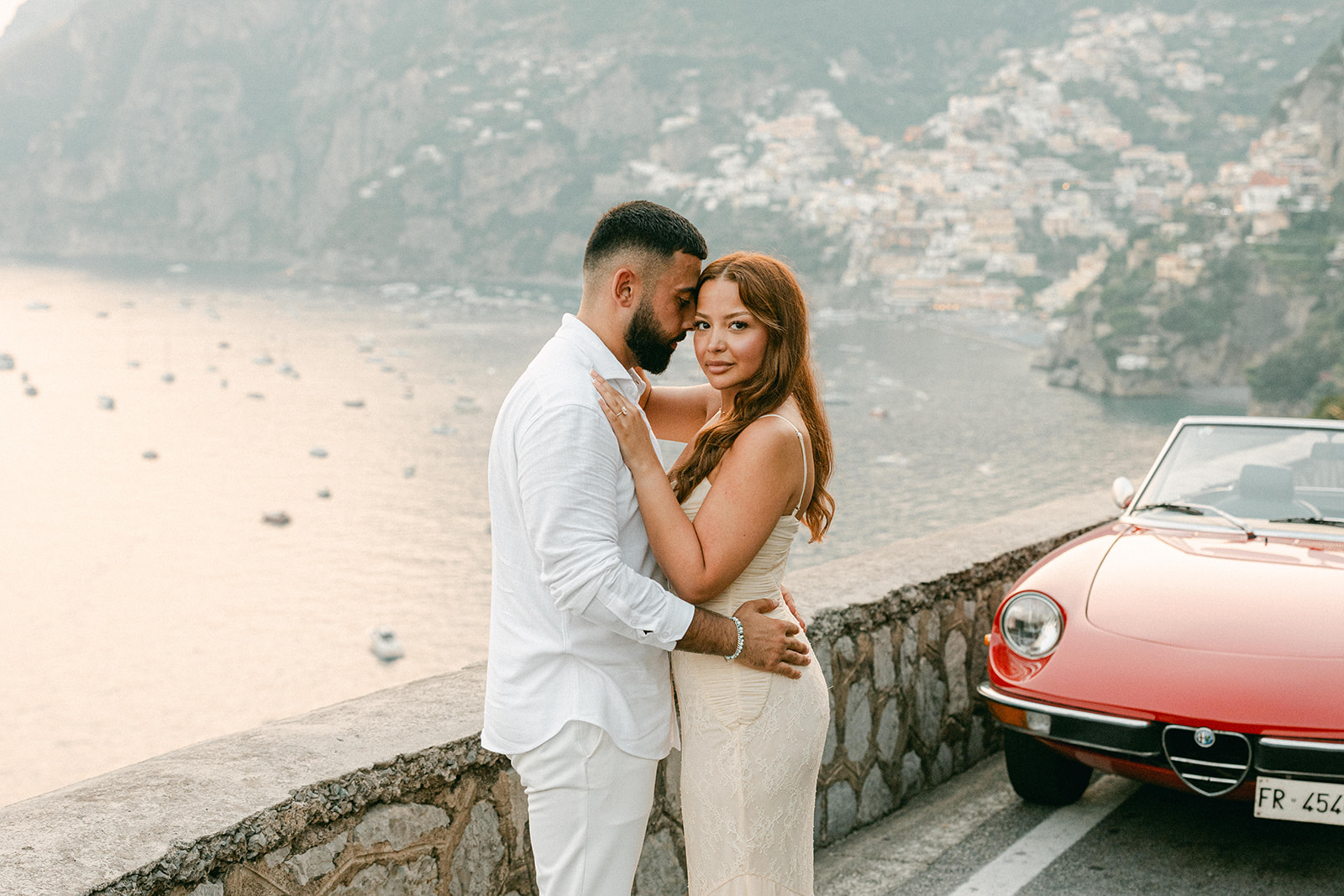 engagement session after surprise Amalfi Coast proposal