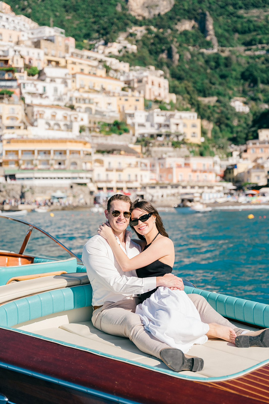 Andrea Gallucci - Destination Wedding Photographer- Amalfi Coast Positano Santorini Barcellona Rome Ravello Paris New York Amalfi Coast vacation couple photos by the sea in Positano