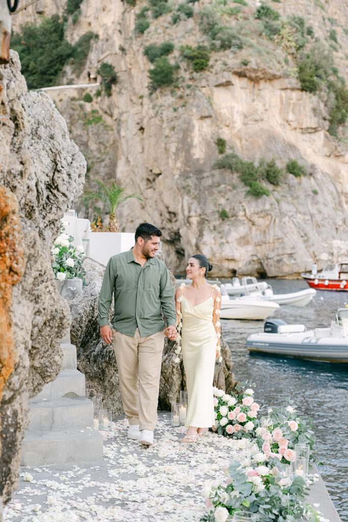Andrea Gallucci - Destination Wedding Photographer- Amalfi Coast Positano Santorini Barcellona Rome Ravello Paris New York Surprise proposal during a private dinner in Amalfi Coast